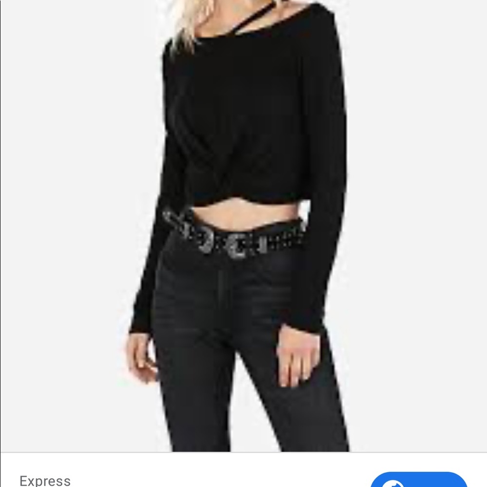 Express cropped tee - Picture 2 of 2